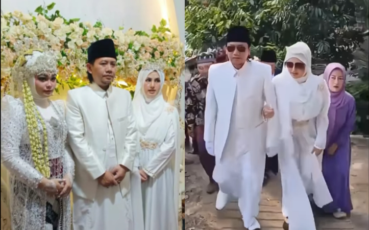 Viral Video Istri Sah Antar Suami Nikah Lagi, sang Ustaz Disebut Nikahi Santrinya Sendiri